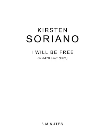 I Will Be Free