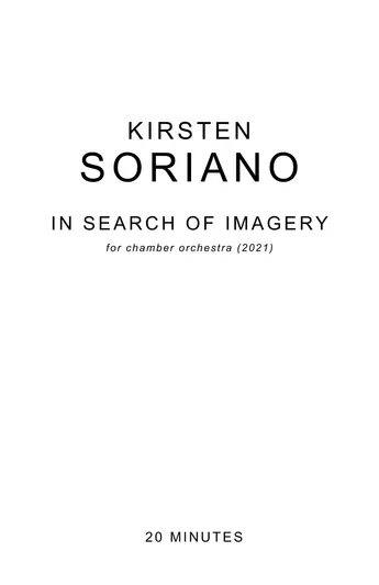 In Search of Imagery