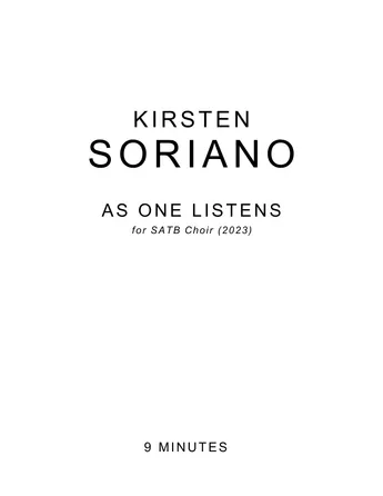 As One Listens