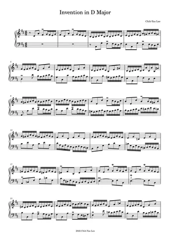Invention in D major