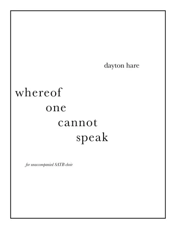 whereof one cannot speak