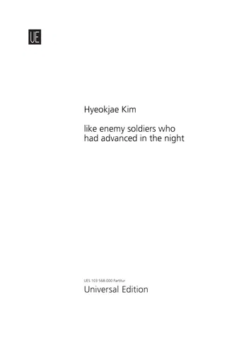 밤사이에 진주해온 적군들처럼 Like Enemy Soldiers Who Had Advanced in the Night