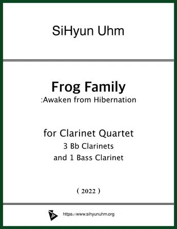 Frog Family for Clarinet Quartet