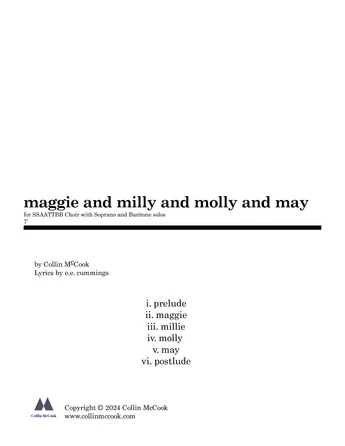 maggie and millie and molly and may