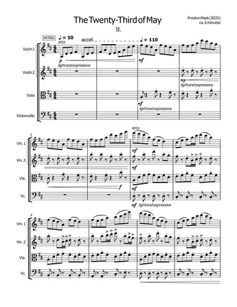 Serenade for Spring