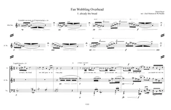 Fan Wobbling Overhead for Soprano, Alto Saxophone, and Cello