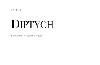Diptych for Chamber Ensemble