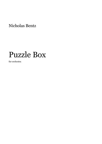 Puzzle Box [EXCERPT]