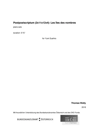 Postpostscriptum (2x11x12x4): Les îles des nombres