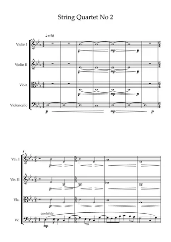 String Quartet No 2