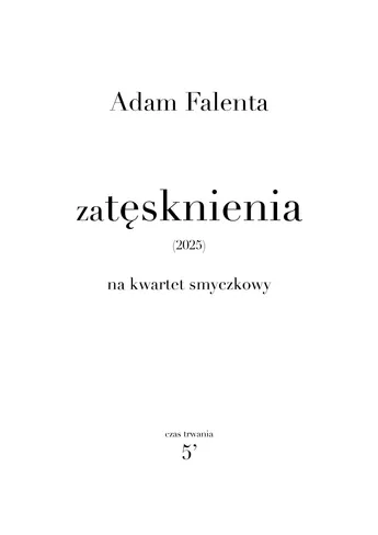 zatęsknienia