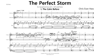 The Perfect Storm for Two Saxophones and Piano